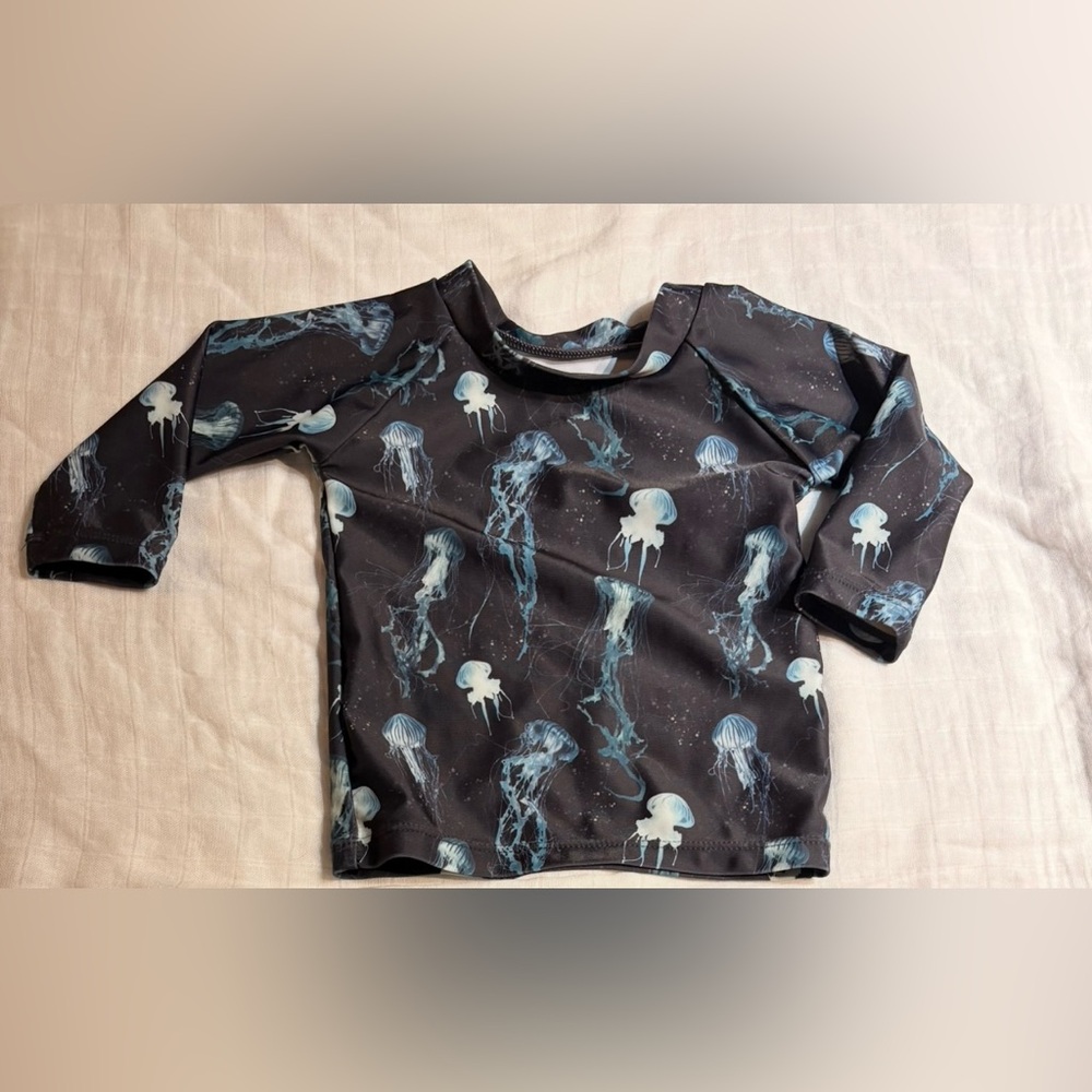Kids Jellyfish Pattern Rashguard NWOT